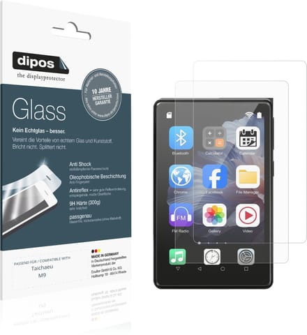 dipos – 2x Matte Pantserfolie geschikt voor Taichaeu M9 | 9H Screenprotector