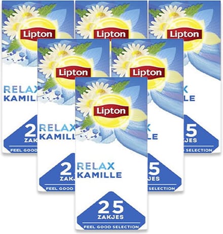 Lipton - Feel Good Selection Kamille Thee - 6x 25 zakjes
