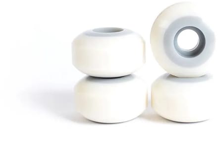 Yocaher Qball Skateboardwielen Wit 52 x 31 mm