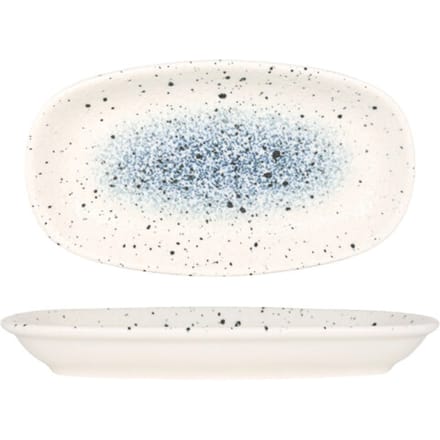Rinart Serveerschaal - Splash - Porselein - 25x15 cm - set van 2