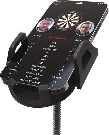 Dartbord telefoonhouder - Flexibele arm - App scoren - Verstelbare houder - N.v.t. - Rood
