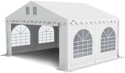 GO-PRO 5x4 Partytent met grondframe Wit