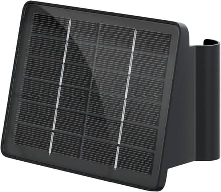 Solar LED Wandlamp voor Buiten 0,5W - Dimbaar - 50 lm - Warm tot koel wit - Zwart
