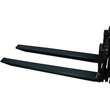 Vorkverlenging, L 2000 x B 120 x 50 mm, zwart