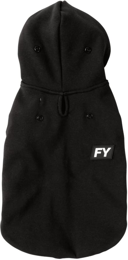 Fuzzyard Honden Hoodie Flash - Hondenkleding - Zwart Size 3