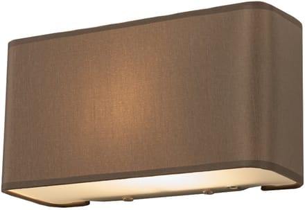 Lumidora Wandlamp 71804 - Voor binnen - ADELAIDE - E27 - Bruin - Taupe - Textiel