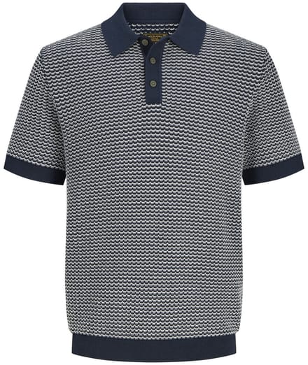 Jack & Jones poloshirt korte mouw donkerblauw