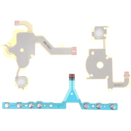 1 jeu de boutons gauche et droit, câble ruban flexible de remplacement pour Sony PSP 3000 beige