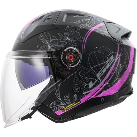 LS2 OF603 Infinity II Lotus Mat Roze Jethelm - Helm