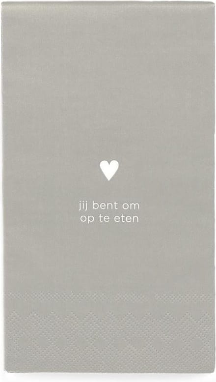 Leeff Napkins - Jij bent om op te eten