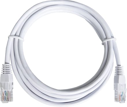 Rainbecom - Internetkabel 1 meter - Patchkabel- CAT5e - UTP - kabel - RJ45 - Wit
