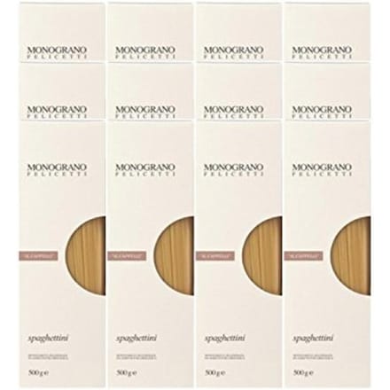 Felicetti Monograno Il Cappelli Spaghettini Boîte 500g x set de 12 pièces 1.3mm white