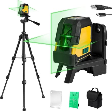 CLGP® Kruislijnlaser met Statief - Bouwlaser - Lijnlaser Zelfnivellerend
