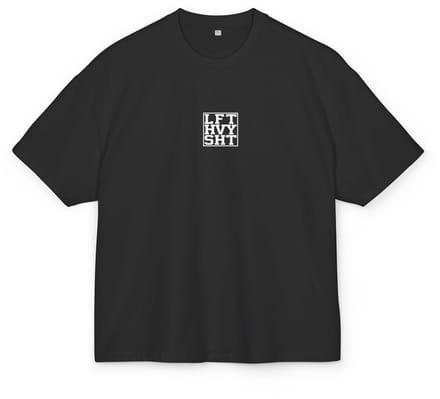 T-shirt met Gym Prints - Oversized - 100% katoen - S