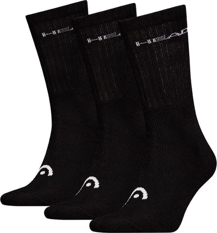 HEAD unisex 3P sokken training zwart