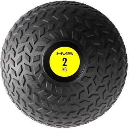 HMS PST02 - Slam Ball - 2kg - Zwart/Geel - PVC