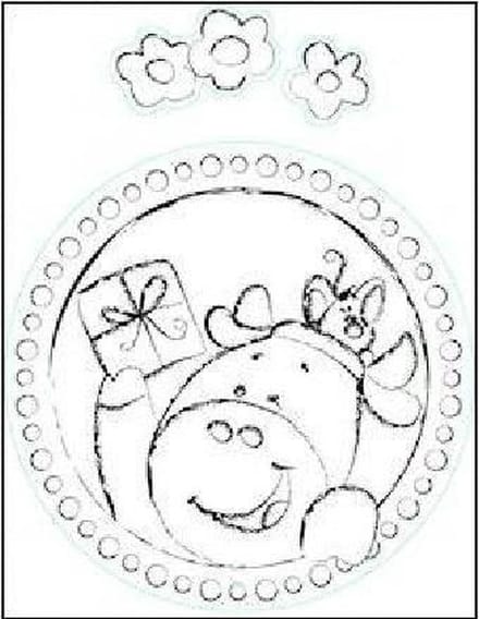 Marianne Design - Clearstamp - Party Fun - Koetje - SFUN0001