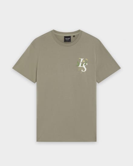 T-shirt Lyle & Scott Dandelion Script Graphic