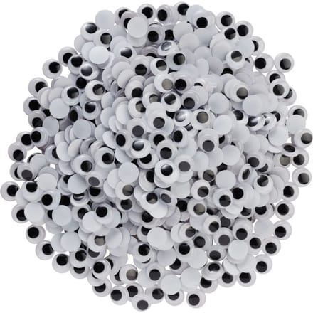 VBS Wiebeloogjes om op te plakken "Rond", 16 mm, 800 stuks
