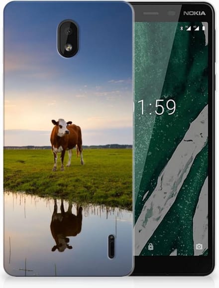 Nokia 1 Plus TPU Hoesje Koe