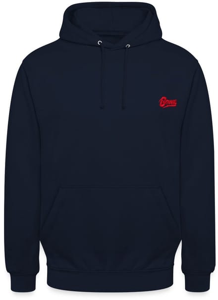 David Bowie Logo Als Borduurmotief Hoodie Unisex