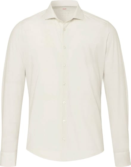 Pure The Functional Shirt Ecru - Overhemden Trouw