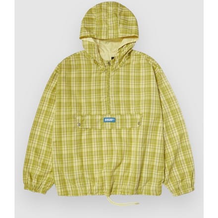 HUF Rivington Plaid Anorak groen