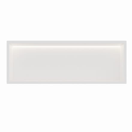 Mat wit RVS Inbouwnis 30x90x10cm met RGB verlichting