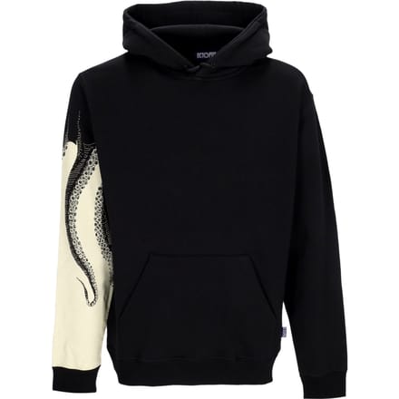 Heren zijhoodie zwart