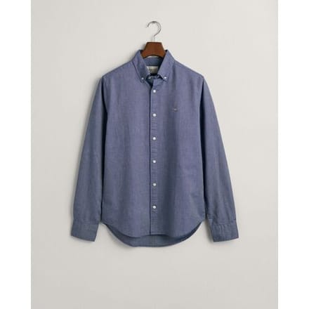 Gant Overhemd Oxford Slim Uni Button Down Persian Blue / male