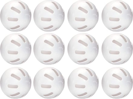 Trainingshonkballen voor Curveball Werpen in Netzak Witte Set