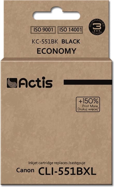 Actis KC-551BK - compatible - ink cartridge (alternative for: Canon CLI-551BK)