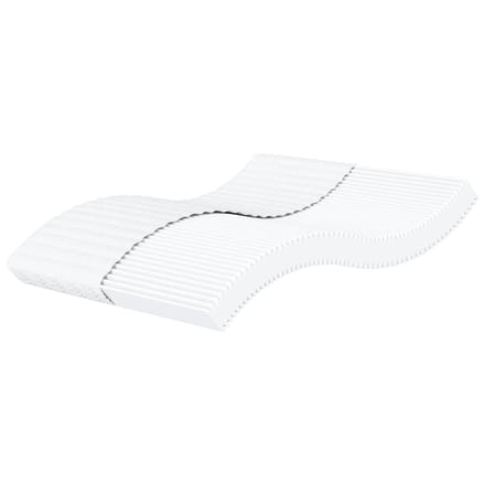 vidaXL - Schuimmatras - hardheid - H2 - H3 - 180x200 - cm - wit