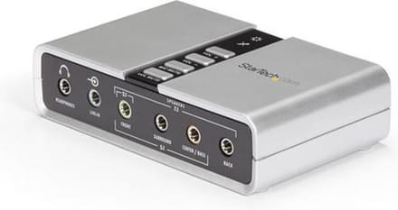 StarTech.com 7.1 USB Audio AV / multimedia paneel Sound