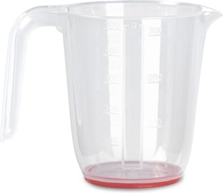 PlastcForte Keuken maatbeker - kunststof - transparant - 500 ml