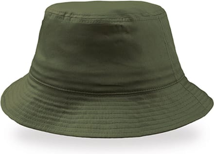 Atlantis 'Bucket Cotton Hat' Olijfgroen
