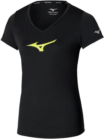 Mizuno Core Runbird T-shirt Met Korte Mouwen Blauw S Vrouw