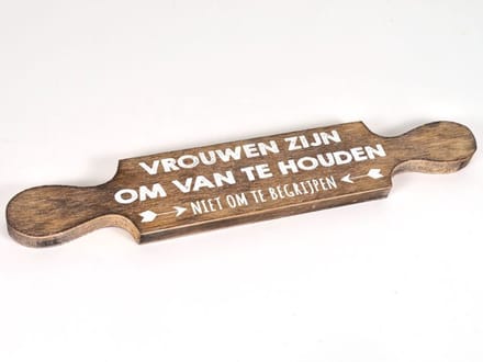 Deegroller 7x40cm vrouwen natural