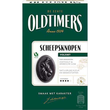 Drop Oldtimers scheepsknopen doos 235gr