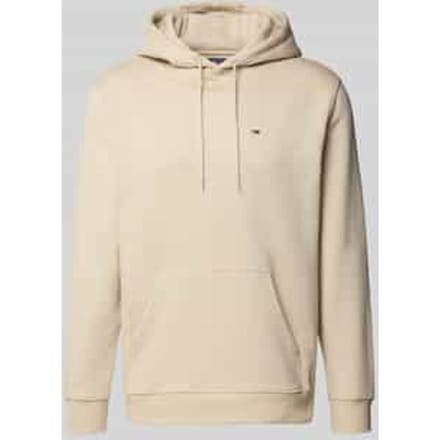 Regular fit hoodie van katoenmix