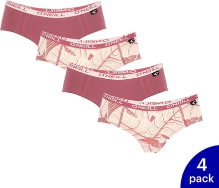 O'Neill - 4-Pack - Organische Hipster - Duurzaam Tussenlengte - Dames - multi - S - 801782