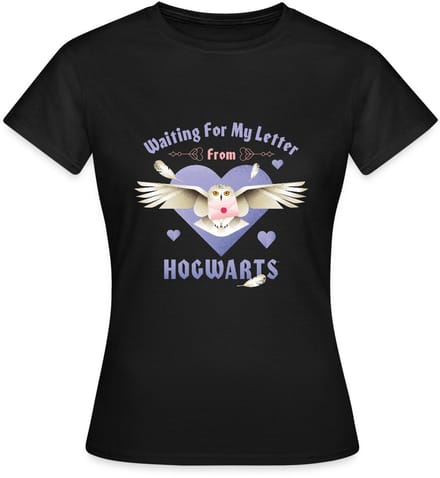 Harry Potter Waiting For My Letter From Hogwarts T-Shirt Dames