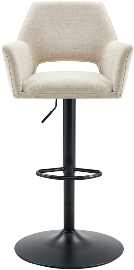 Barkruk Tess Stof Naturel - Giga Meubel - Set van 2
