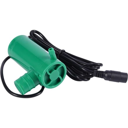 12V DC Amfibische Dompelwaterpomp Hmax 9 M 500 L/u Debiet Vijver Land Bewatering Groen groen