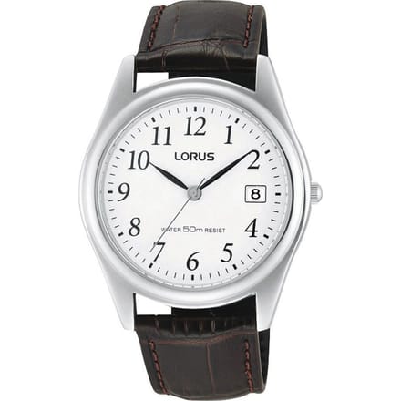 Lorus Heren RS965BX9 - Horloge - 36 mm - Bruin