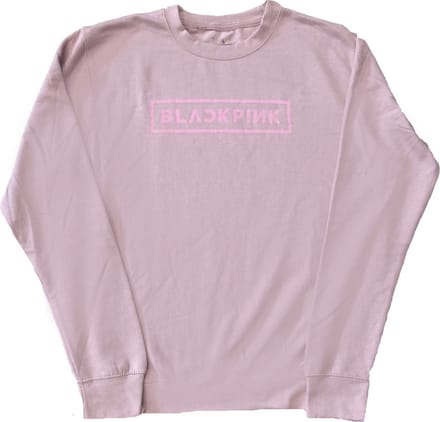 Blackpink - Logo Sweater/trui - M - Roze