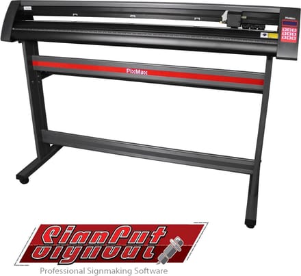 Vinylsnijder 150 cm xl - zwart - 150cm - incl. signcut pro software