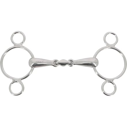 Verstelbaar 3-rings paardenbit Feeling Anatomic