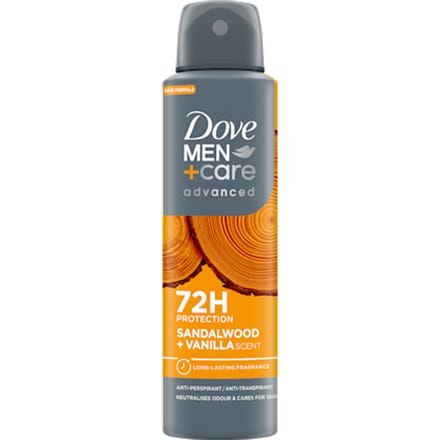 Dove Deodorant Men+ Care Sandalwood & Vanilla - 150 ml
