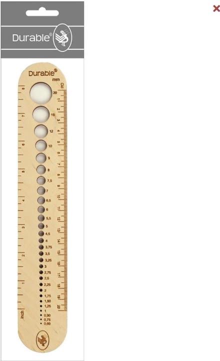 Durable Naalddiktemeter - 4,5 x 26,5 cm